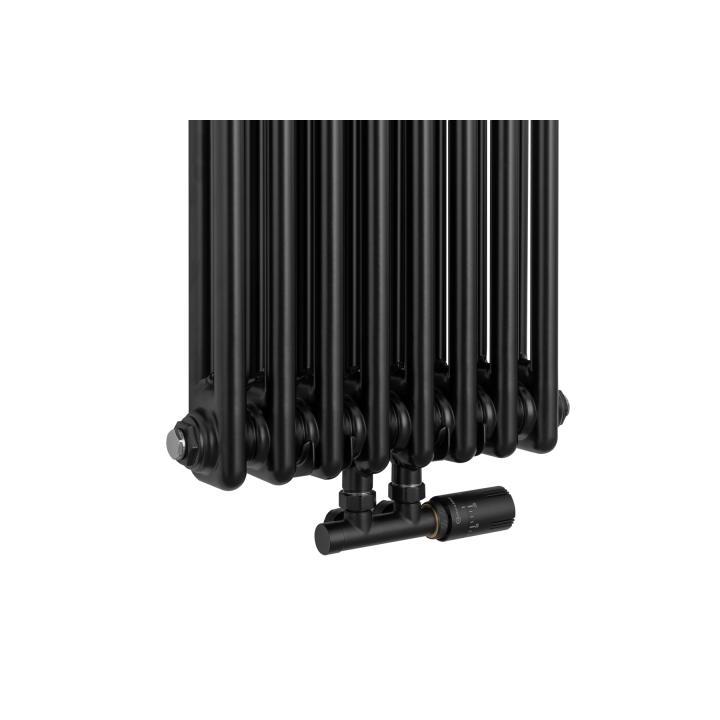 Grzejnik żeberkowy pionowy Column Line CL2 1000x380 czarny