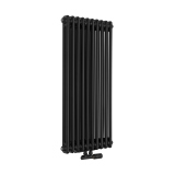 Grzejnik żeberkowy pionowy Column Line CL2 1000x470 czarny
