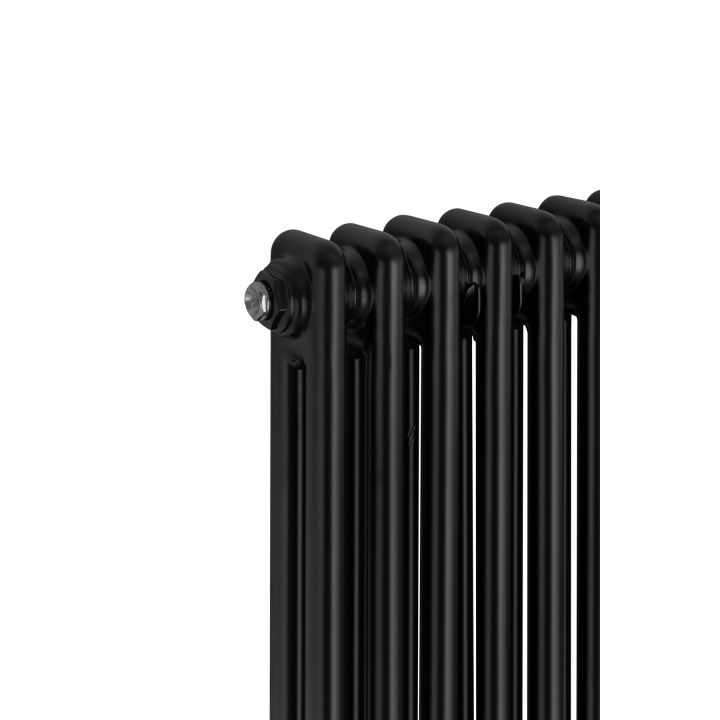 Grzejnik żeberkowy pionowy Column Line CL2 1000x470 czarny
