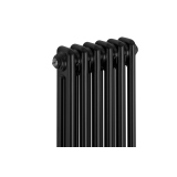 Grzejnik żeberkowy pionowy Column Line CL2 1600x290 czarny