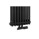 Grzejnik żeberkowy pionowy Column Line CL2 1600x380 czarny