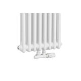 Grzejnik żeberkowy pionowy Column Line CL2 1600x380 biały