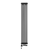 Grzejnik żeberkowy pionowy Column Line CL3E 1800x290 czarny