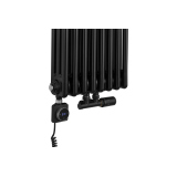 Grzejnik żeberkowy pionowy Column Line CL3E 1800x380 czarny