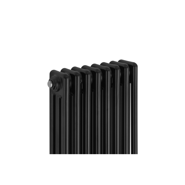 Grzejnik żeberkowy pionowy Column Line CL3E 1800x380 czarny
