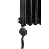 Grzejnik żeberkowy pionowy Column Line CL3E 1800x650 czarny