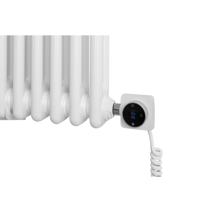 Grzejnik żeberkowy poziomy retro Column Line CL2E-575x695-B500 biały