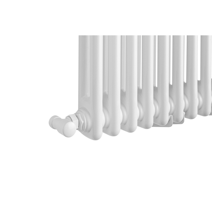 Grzejnik żeberkowy poziomy retro Column Line CL2E-575x1145-B500 biały