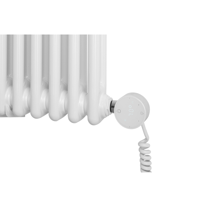 Grzejnik żeberkowy poziomy retro Column Line CL2E-575x920-B500 biały