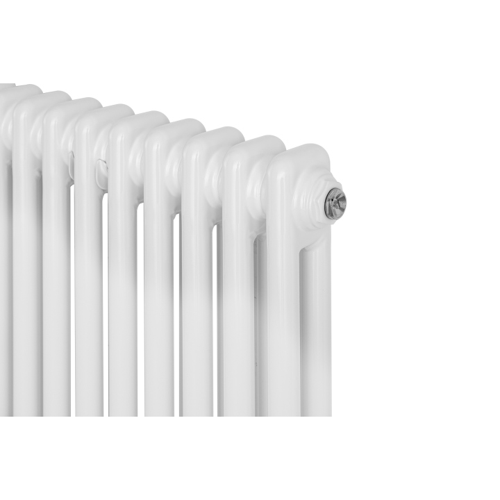 Grzejnik żeberkowy poziomy retro Column Line CL2E-575x470-B500 biały
