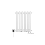 Grzejnik żeberkowy poziomy retro Column Line CL3E-575x470-D50L/P biały