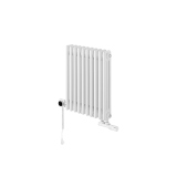 Grzejnik żeberkowy poziomy retro Column Line CL3E-575x470-D50L/P biały