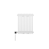 Grzejnik żeberkowy poziomy retro Column Line CL3E-575x470-D50L/P biały