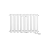 Grzejnik żeberkowy poziomy retro Column Line CL3E-575x920-D50L/P biały