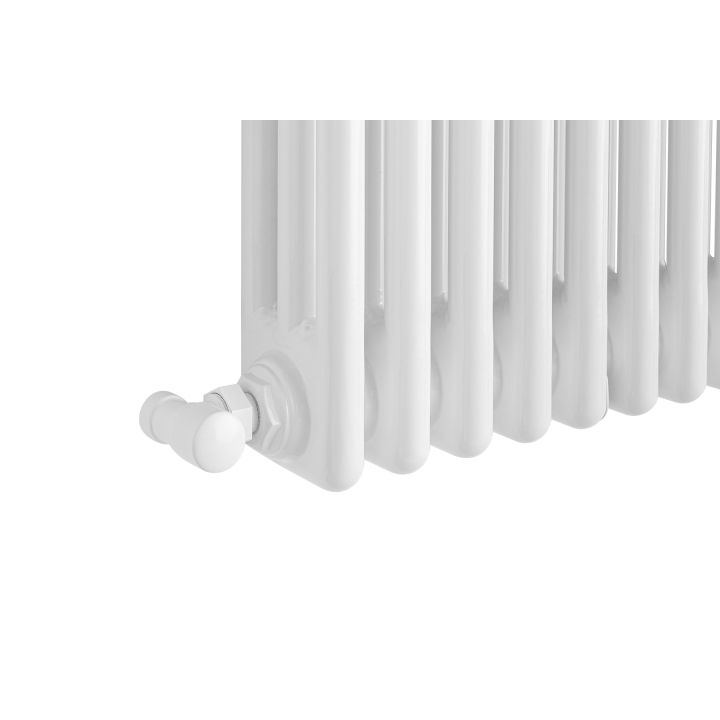 Grzejnik żeberkowy poziomy retro Column Line CL3E-575x920-B500 biały