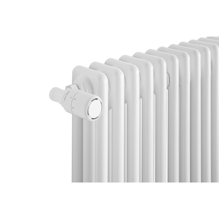 Grzejnik żeberkowy poziomy retro Column Line CL3E-575x920-B500 biały