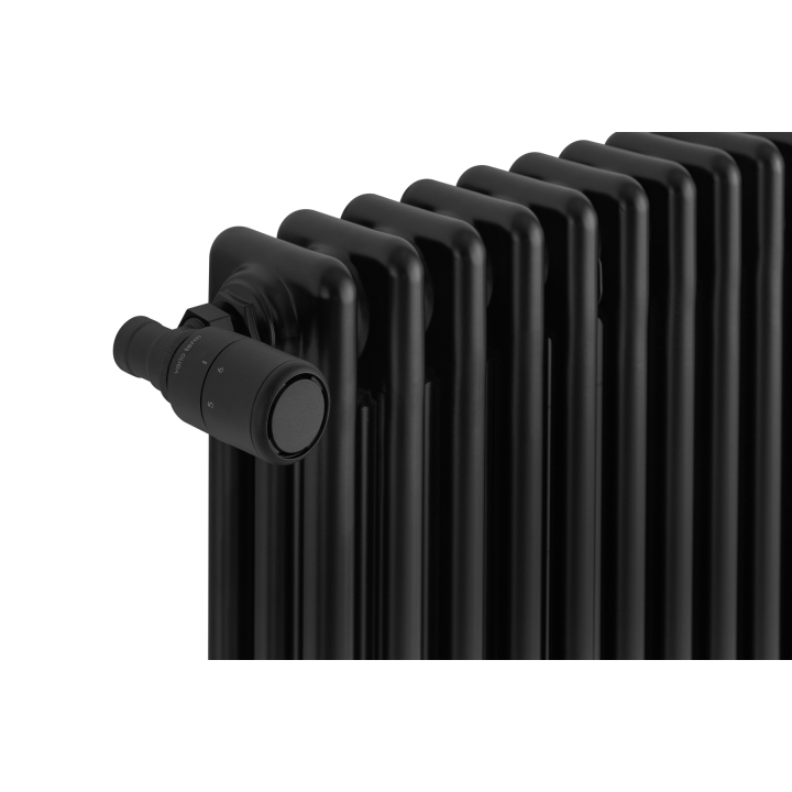 Grzejnik żeberkowy poziomy retro Column Line CL3E-575x920-B500 czarny