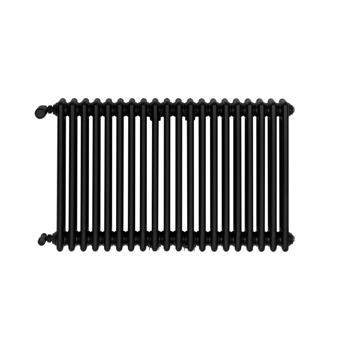 Grzejnik żeberkowy poziomy retro Column Line CL3E-575x920-B500 czarny