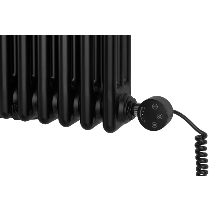 Grzejnik żeberkowy poziomy retro Column Line CL3E-575x1145-B500 czarny