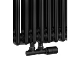 Grzejnik żeberkowy pionowy Column Line CL2 1800x290 czarny