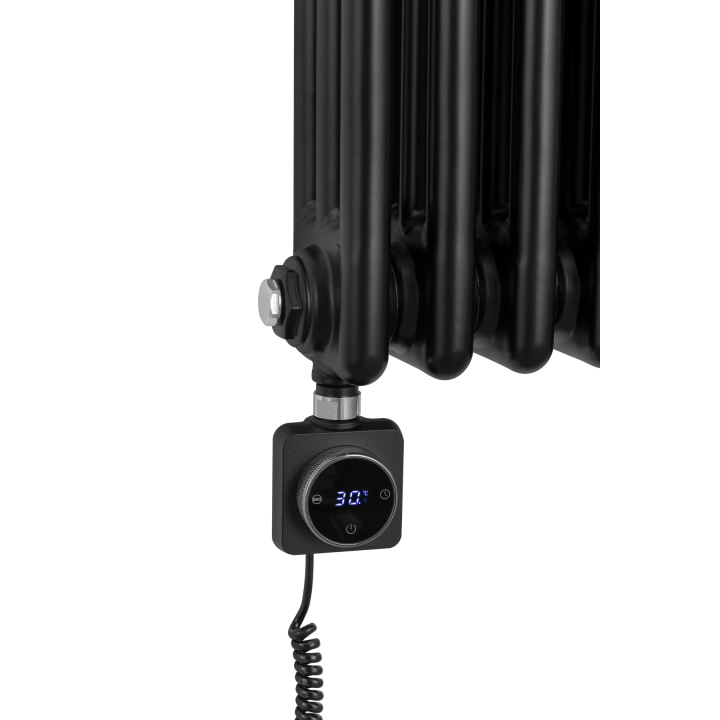 Grzejnik żeberkowy pionowy Column Line CL3E 1800x290 czarny