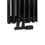 Grzejnik żeberkowy pionowy Column Line CL3E 1800x290 czarny