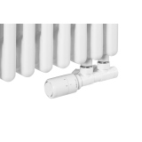 Grzejnik żeberkowy poziomy retro Column Line CL3E-575x920-D50L/P biały