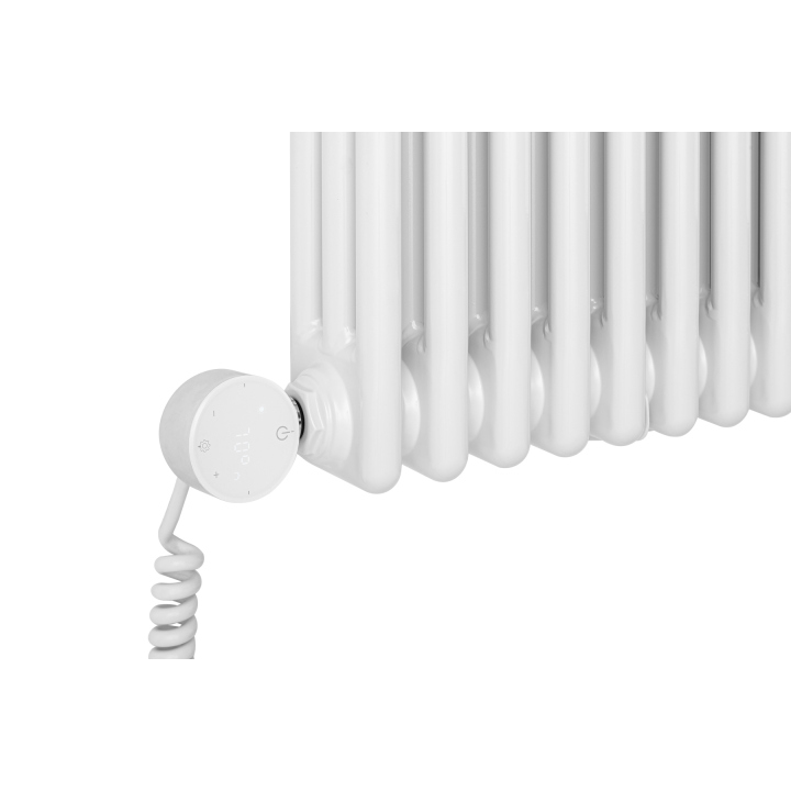 Grzejnik żeberkowy poziomy retro Column Line CL3E-575x470-D50L/P biały