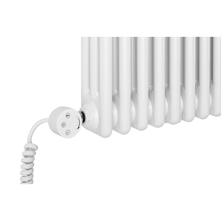 Grzejnik żeberkowy poziomy retro Column Line CL3E-575x1145-D50L/P biały