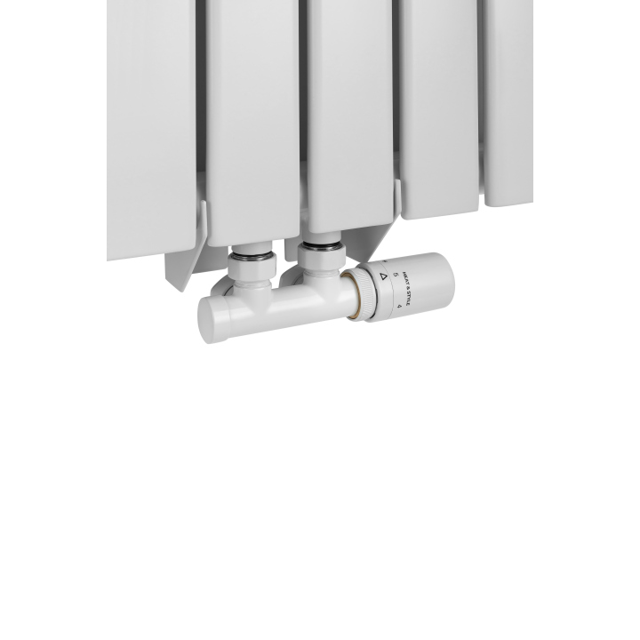 Grzejnik dekoracyjny Wanted WD2E 1800x544 biały