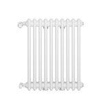 Grzejnik żeberkowy poziomy retro Column Line CL2E-575x470-B500 biały
