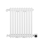 Grzejnik żeberkowy poziomy retro Column Line CL2E-575x470-B500 biały