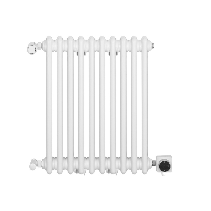 Grzejnik żeberkowy poziomy retro Column Line CL2E-575x470-B500 biały