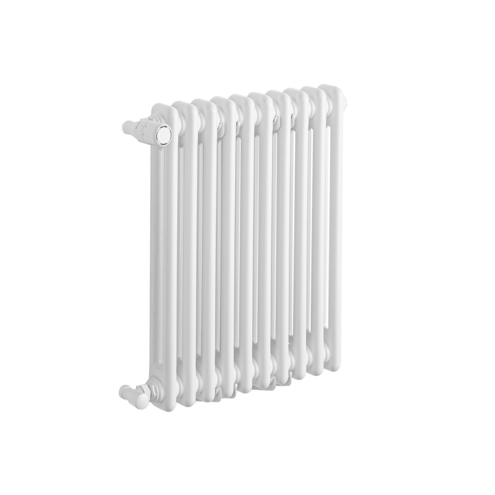 Grzejnik żeberkowy poziomy retro Column Line CL2E-575x470-B500 biały