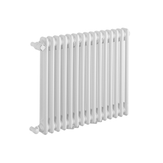 Grzejnik żeberkowy poziomy retro Column Line CL2E-575x695-B500 biały