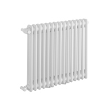 Grzejnik żeberkowy poziomy retro Column Line CL2E-575x695-B500 biały