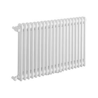 Grzejnik żeberkowy poziomy retro Column Line CL2E-575x920-B500 biały