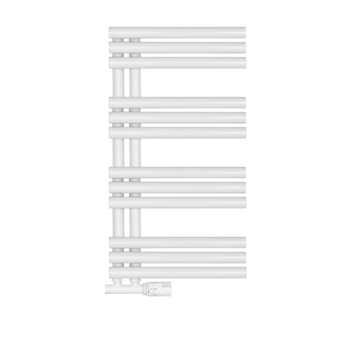 Grzejnik łazienkowy Zodiak 737x400 biały mat