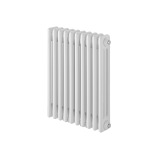 Grzejnik żeberkowy poziomy retro Column Line CL3E-575x470-D50L/P biały