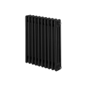Grzejnik żeberkowy poziomy retro Column Line CL3E-575x470-D50L/P czarny