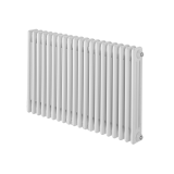 Grzejnik żeberkowy poziomy retro Column Line CL3E-575x920-D50L/P biały