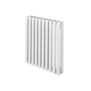 Grzejnik dekoracyjny poziomy Gilda GD2E 600x590 biały