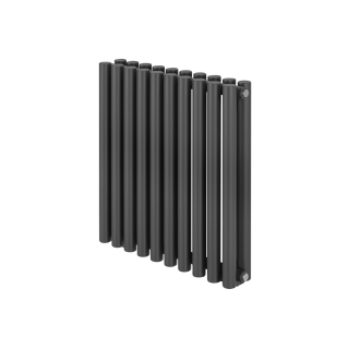 Grzejnik dekoracyjny poziomy Gilda GD2E 600x590 grafit