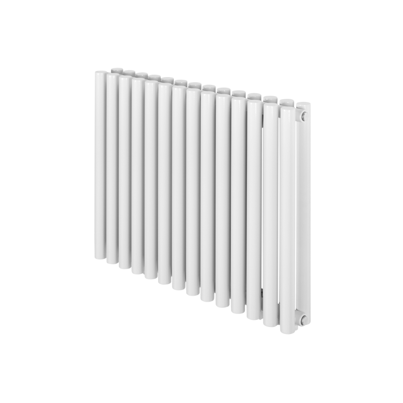 Grzejnik dekoracyjny poziomy Gilda GD2E 600x826 biały