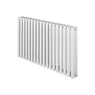 Grzejnik dekoracyjny poziomy Gilda GD2E 600x1062 biały