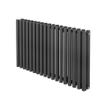 Grzejnik dekoracyjny poziomy Gilda GD2E 600x1062 grafit