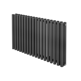 Grzejnik dekoracyjny poziomy Gilda GD2E 600x1062 grafit