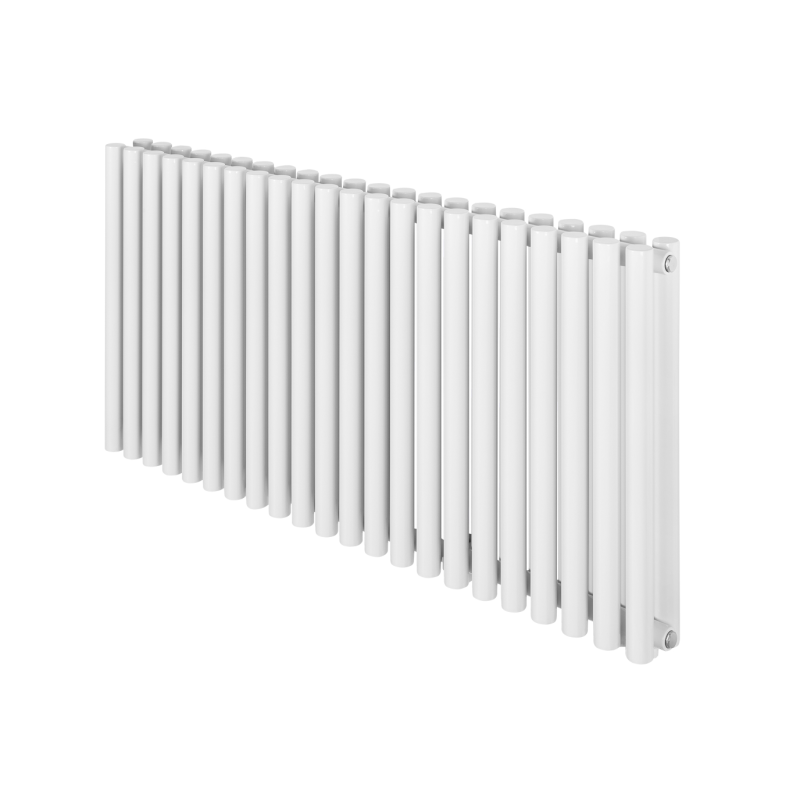 Grzejnik dekoracyjny poziomy Gilda GD2E 600x1298 biały