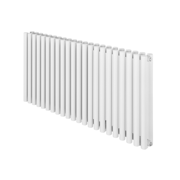 Grzejnik dekoracyjny poziomy Gilda GD2E 600x1298 biały