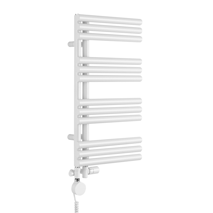 Grzejnik łazienkowy Zodiak 737x400 biały mat